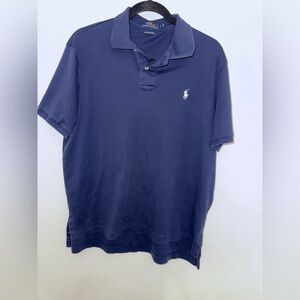 Polo Ralph Lauren Men's Pima Soft Touch Blue Polo Shirt